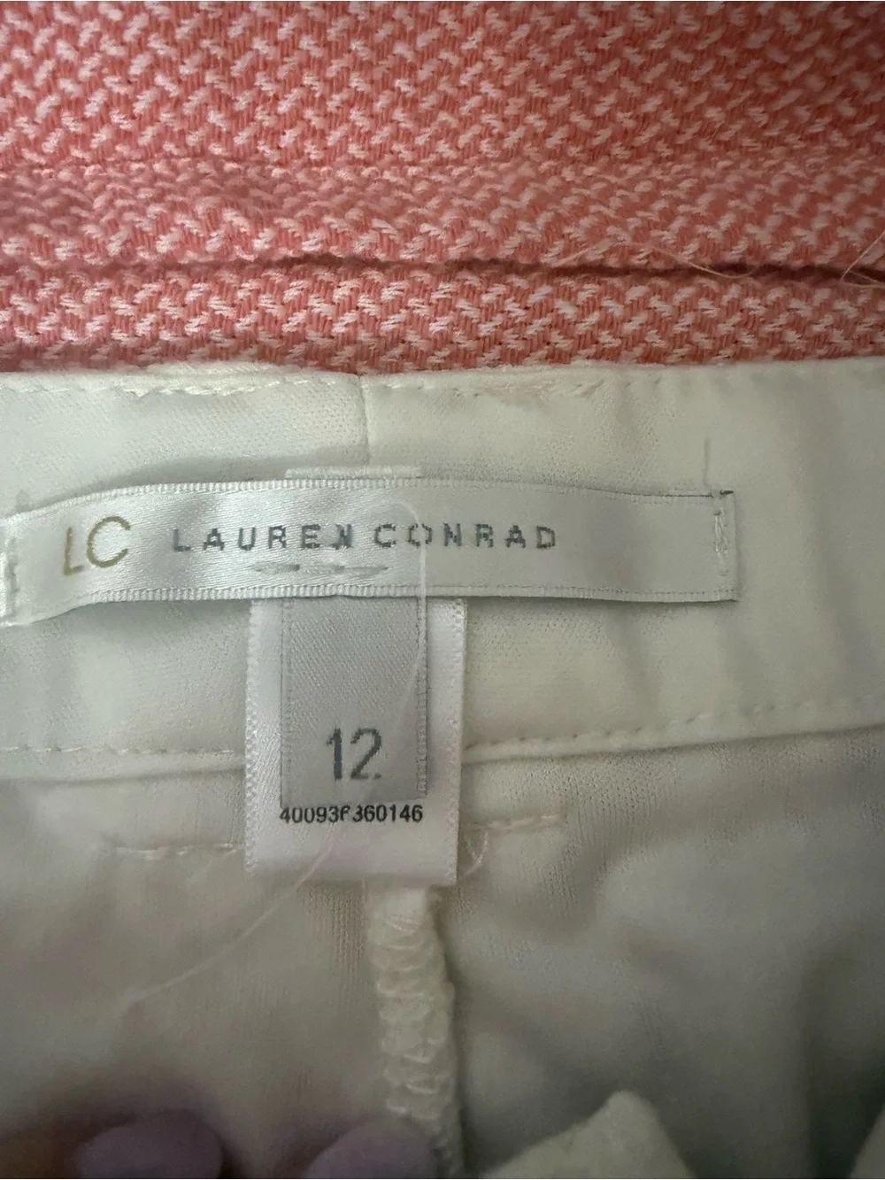 LC Lauren Conrad White Lace Skort Shorts